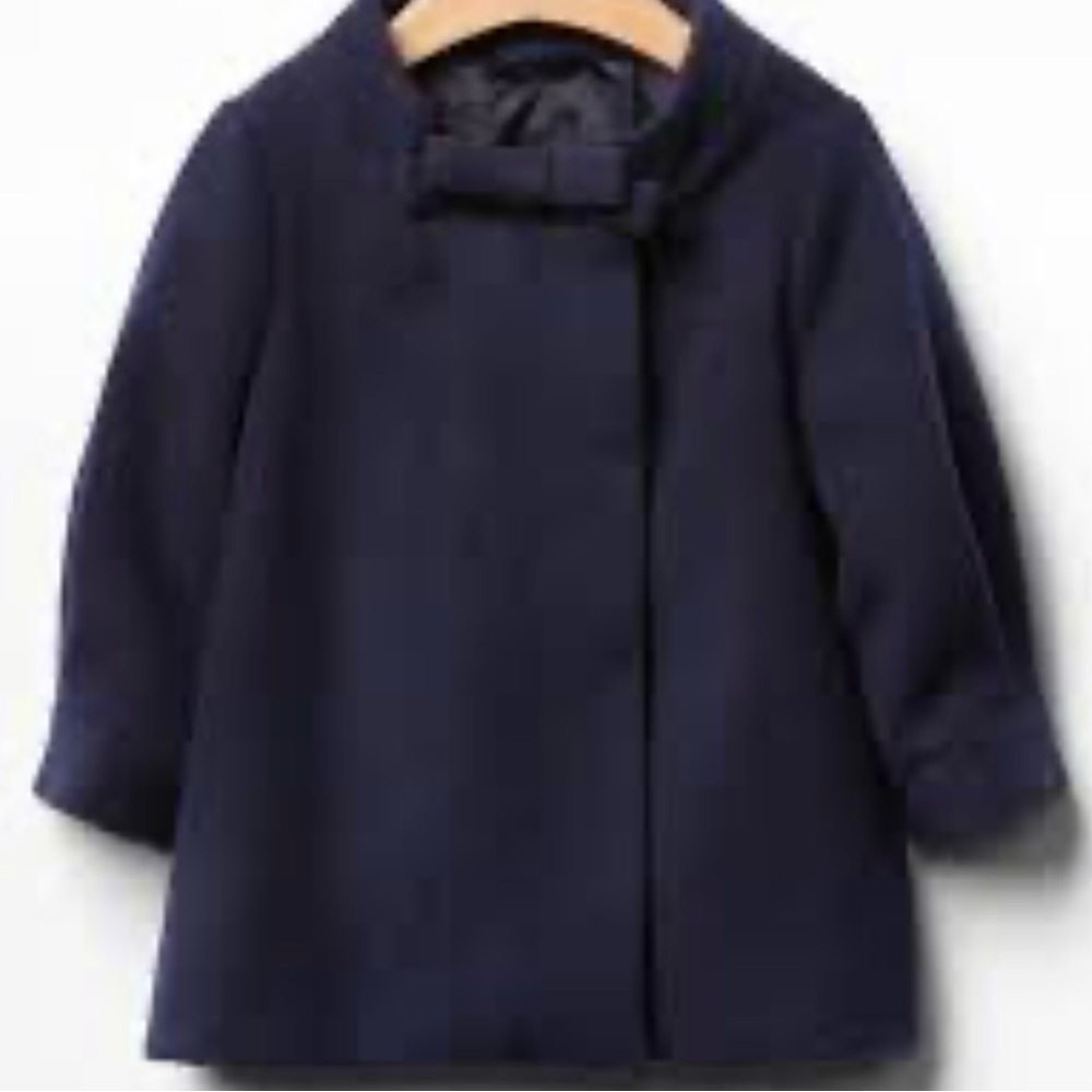Baby Gap Bow shift coat